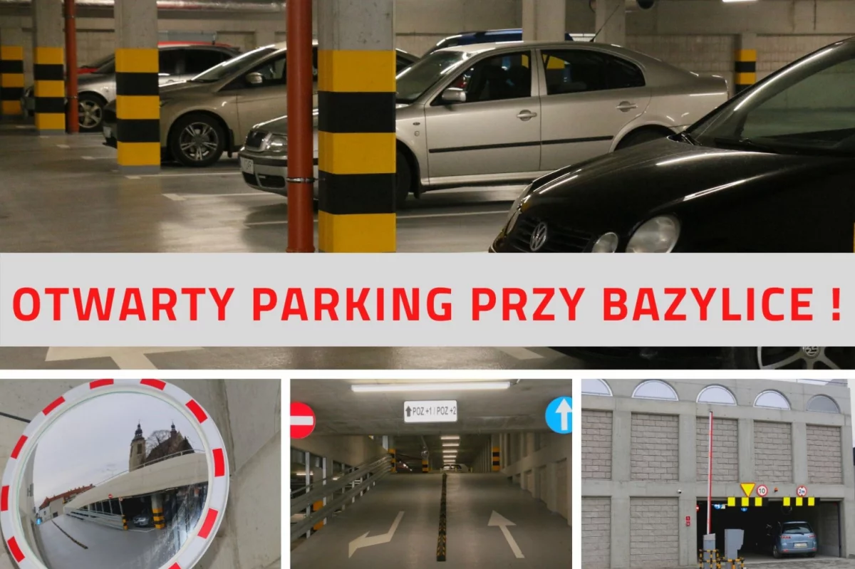 Parking przy Bazylice do dyspozycji kierowców !