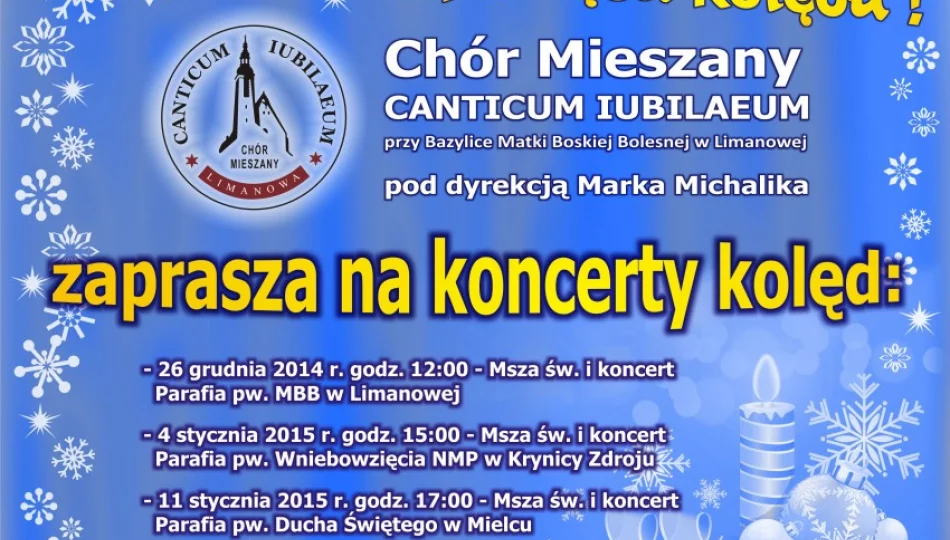 Canticum Iubilaeum zaprasza na koncerty kolęd - zdjęcie 1