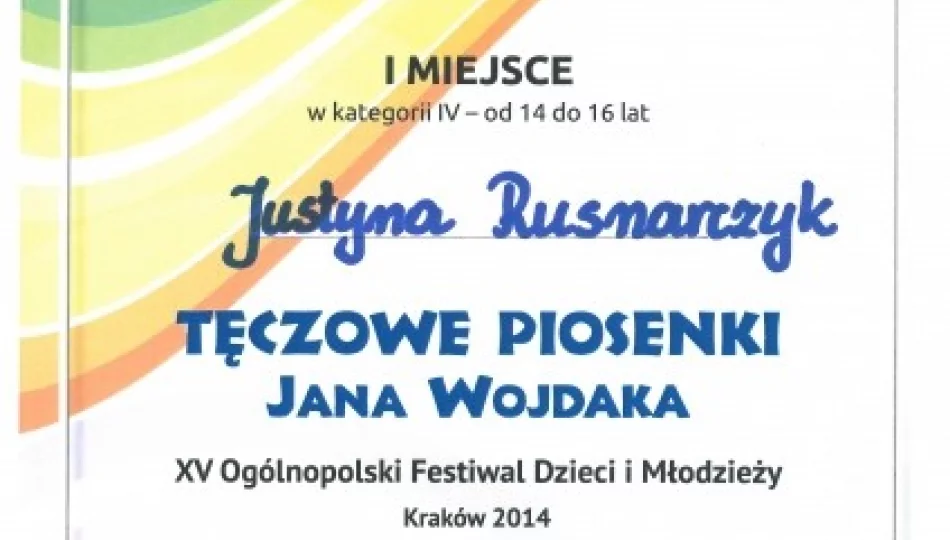 Sukcesy na ogólnopolskim festiwalu - zdjęcie 1