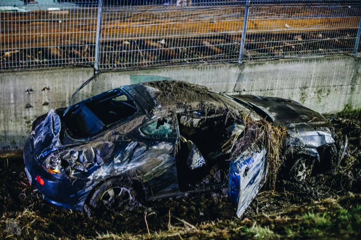 Kierowca ukarany mandatem za spowodowanie groźnie wyglądającego zdarzenia