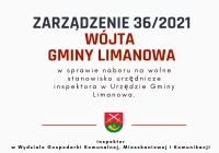 Nabór na wolne stanowisko w urzędnicze inspektora w Urzędzie Gminy Limanowa  - zdjęcie główne
