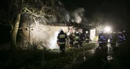Doszczętnie spłonął budynek gospodarczy - zdjęcie 4
