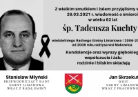 Kondolencje z powodu śmierci Tadeusza Kuchty  - zdjęcie główne