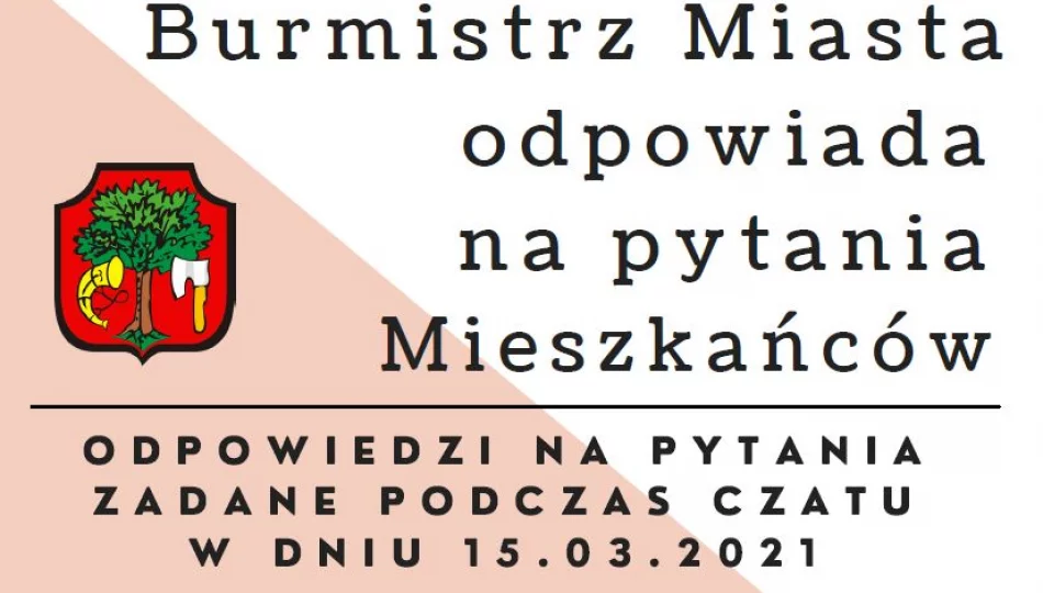 Odpowiedzi Burmistrza – po spotkaniu on line - zdjęcie 1