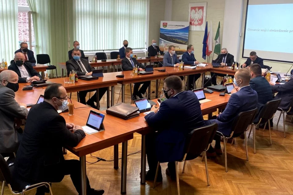 Informacja o XVII sesji Rady Gminy Limanowa  - zdjęcie 3
