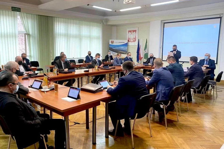 Informacja o XVII sesji Rady Gminy Limanowa  - zdjęcie 5