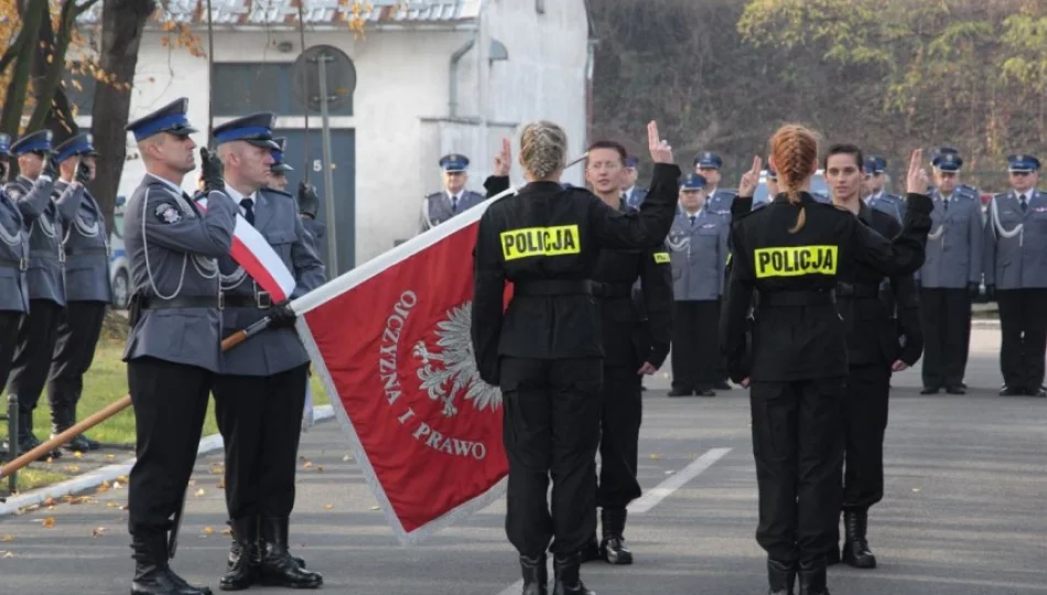 Ślubowanie nowych policjantów - zdjęcie 1