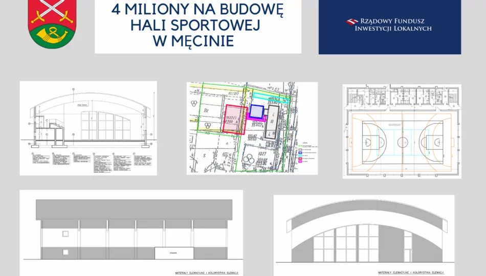 4 miliony na budowę hali sportowej przy Szkole Podstawowej nr 1 w Męcinie  - zdjęcie 1