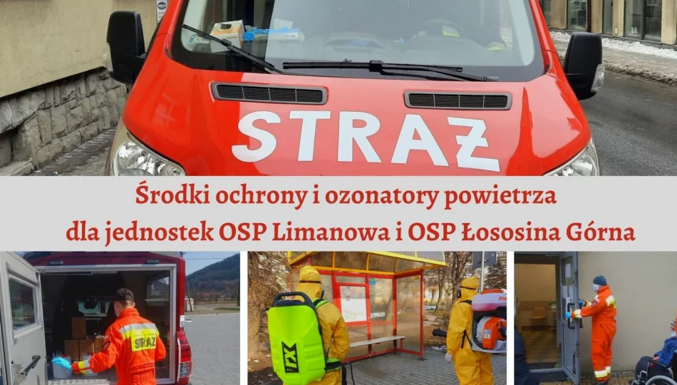 Środki ochrony i ozonatory powietrza dla jednostek OSP - zdjęcie 1