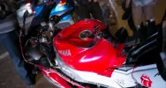Zderzenie motocykla z matizem - zdjęcie 2