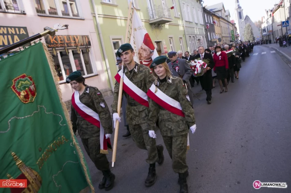 Narodowe Święto Niepodległości - wizyta marszałka w Limanowej - zdjęcie 3
