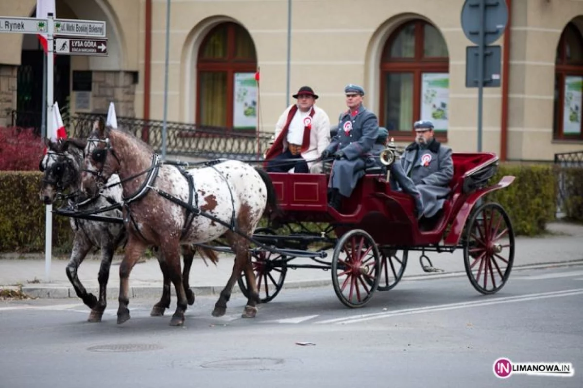 Dziś 'wyśpiewają niepodległość', jutro Józef Piłsudski wjedzie do Limanowej