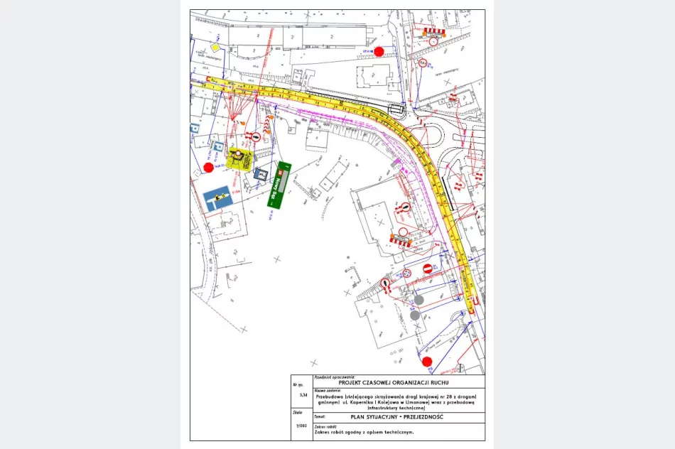 Rusza przebudowa skrzyżowania w ciągu DK 28 – zmiany w organizacji ruchu - zdjęcie 3