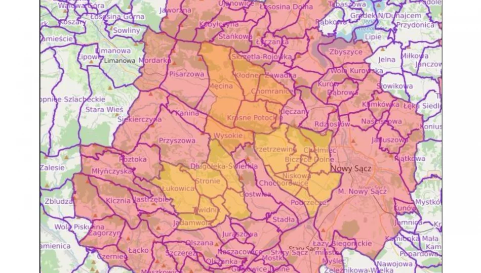 Miejscowości na Limanowszczyźnie w obszarze zagrożonym i zapowietrzonym - zdjęcie 1