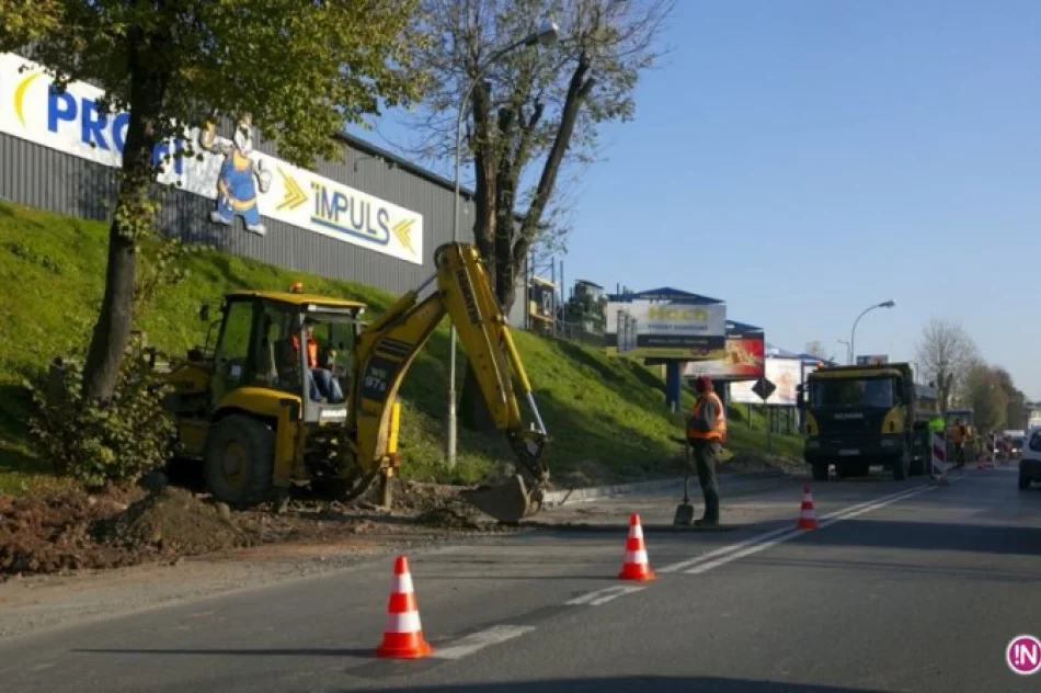 Drogowcy zblokowali miasto. Gigantyczne korki na „krajówce” - zdjęcie 2