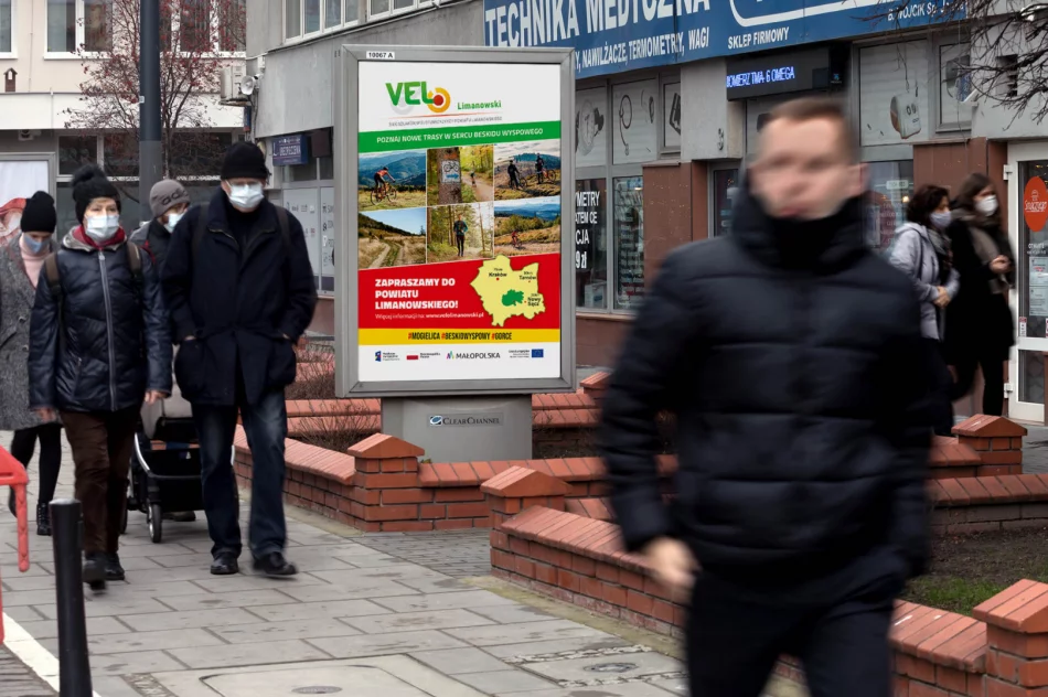 Trasy na Limanowszczyźnie promowane na ulicach Warszawy i Krakowa - zdjęcie 3