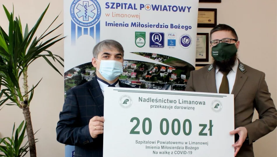 Szpital otrzymał pieniądze od nadleśnictwa - zdjęcie 1