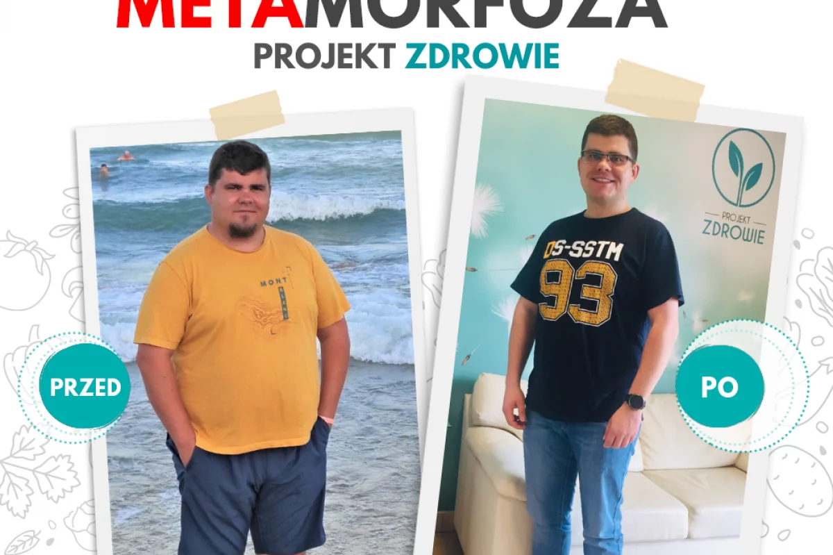 Pan Marcin schudł 13 kg w Projekt Zdrowie!