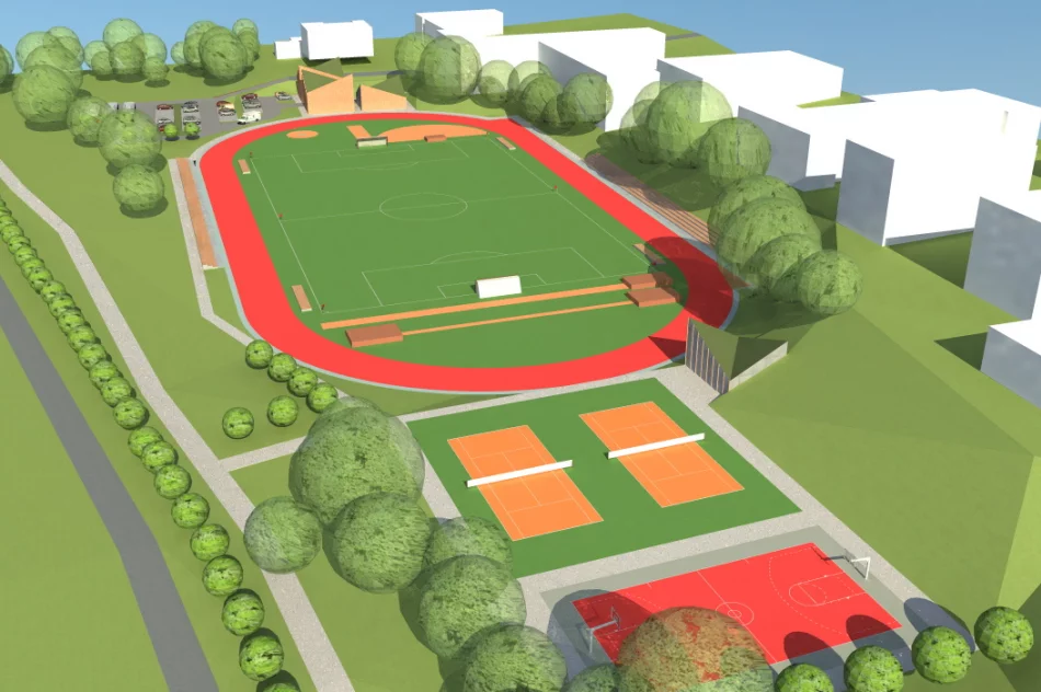 Kompleks sportowy przy ul. Kusocińskiego wspólnym przedsięwzięciem miasta i powiatu - zdjęcie 2