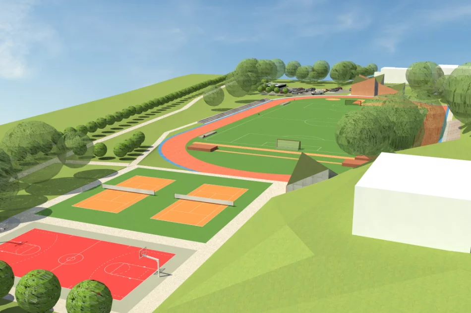 Kompleks sportowy przy ul. Kusocińskiego wspólnym przedsięwzięciem miasta i powiatu - zdjęcie 13