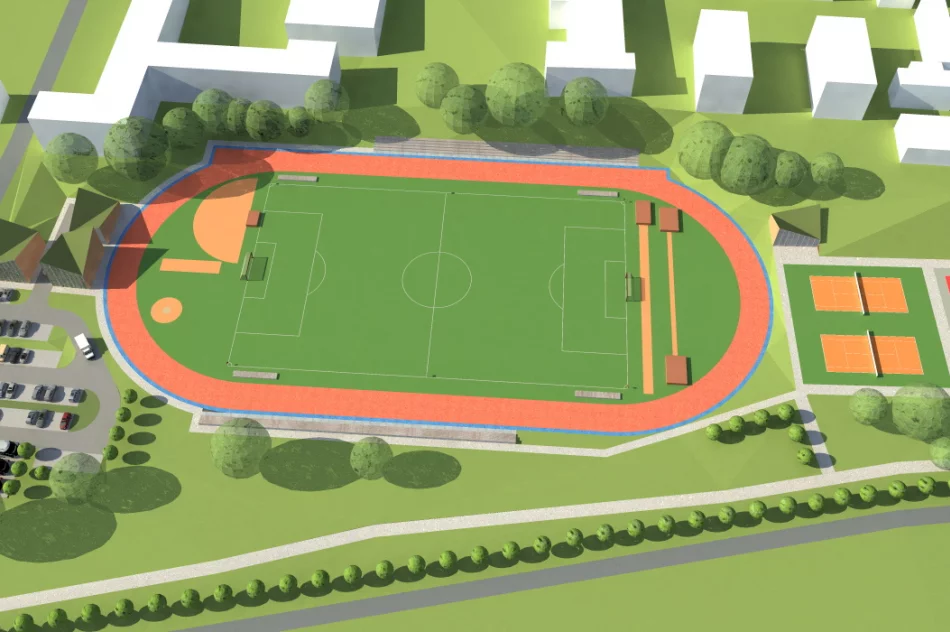 Kompleks sportowy przy ul. Kusocińskiego wspólnym przedsięwzięciem miasta i powiatu - zdjęcie 14