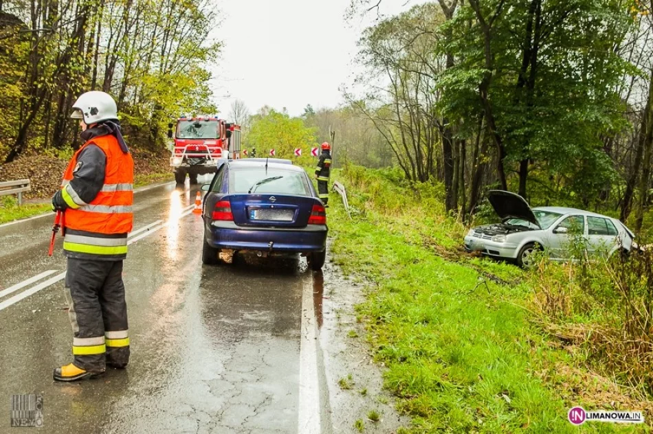 Zderzenie samochodów. dwie osoby poszkodowane - zdjęcie 2