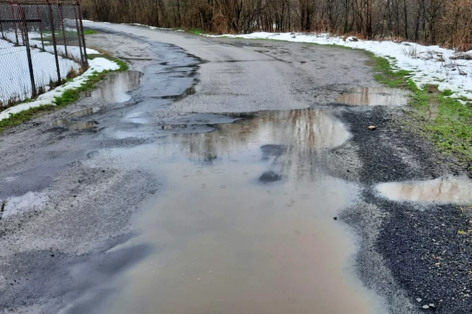 Kałuże zasłaniają ogromne dziury. Mieszkańcy liczą na remont - zdjęcie 2