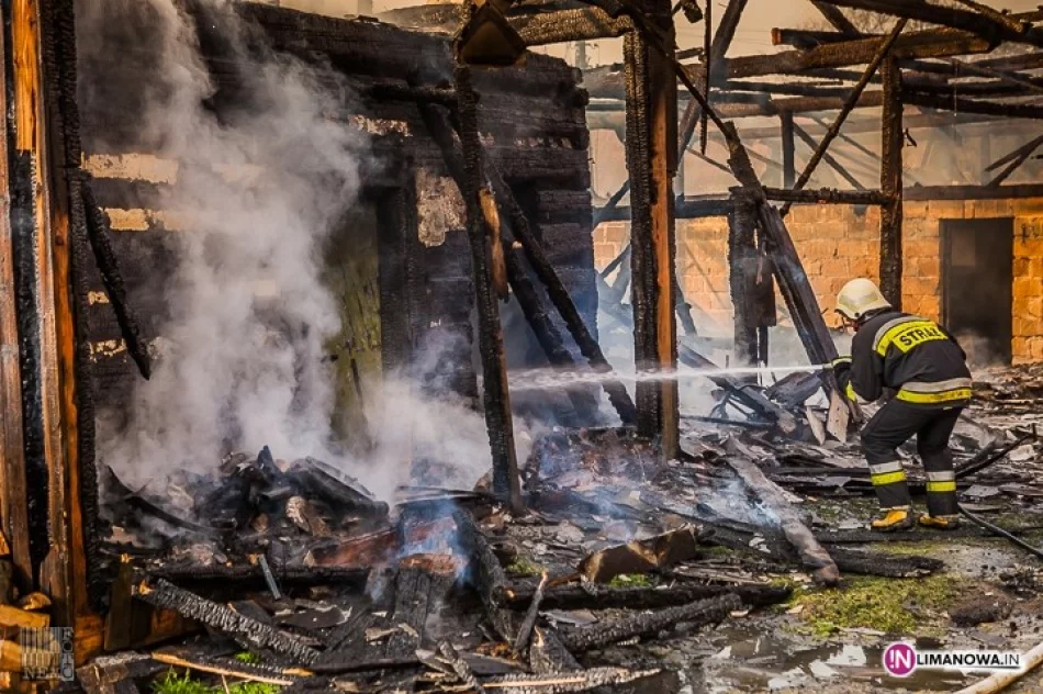 Spłonął budynek gospodarczy - zdjęcie 4