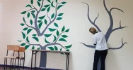 W szkole powstał wyjątkowy mural - zdjęcie 2