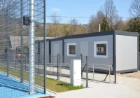 Kontenerowe szatnie na stadionie - zdjęcie główne