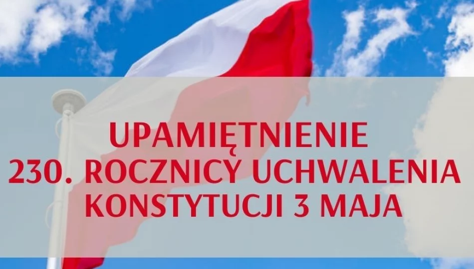 Upamiętnienie rocznicy uchwalenia Konstytucji 3 Maja - zdjęcie 1