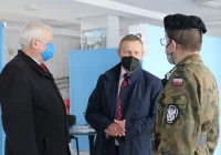 Wizyta Wicewojewody Małopolskiego na okoliczność uruchomienia Powszechnego Punktu Szczepień w LDK - zdjęcie główne