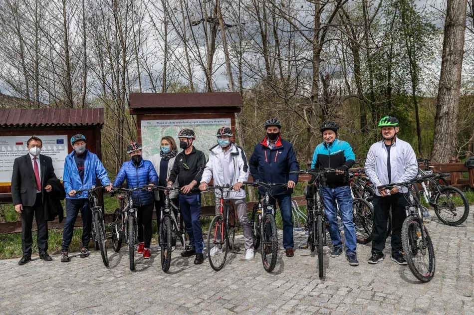 Oficjalnie odebrano nowe szlaki turystyczne VELO Limanowski - zdjęcie 3