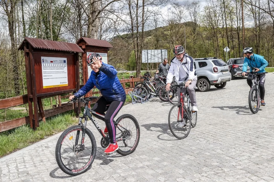 Oficjalnie odebrano nowe szlaki turystyczne VELO Limanowski - zdjęcie 5
