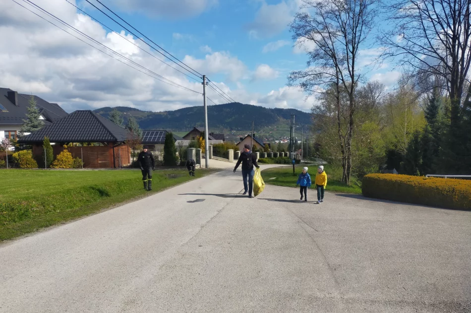 Wiosenne sprzątanie gminy: blisko 200 worków z odpadami - zdjęcie 6