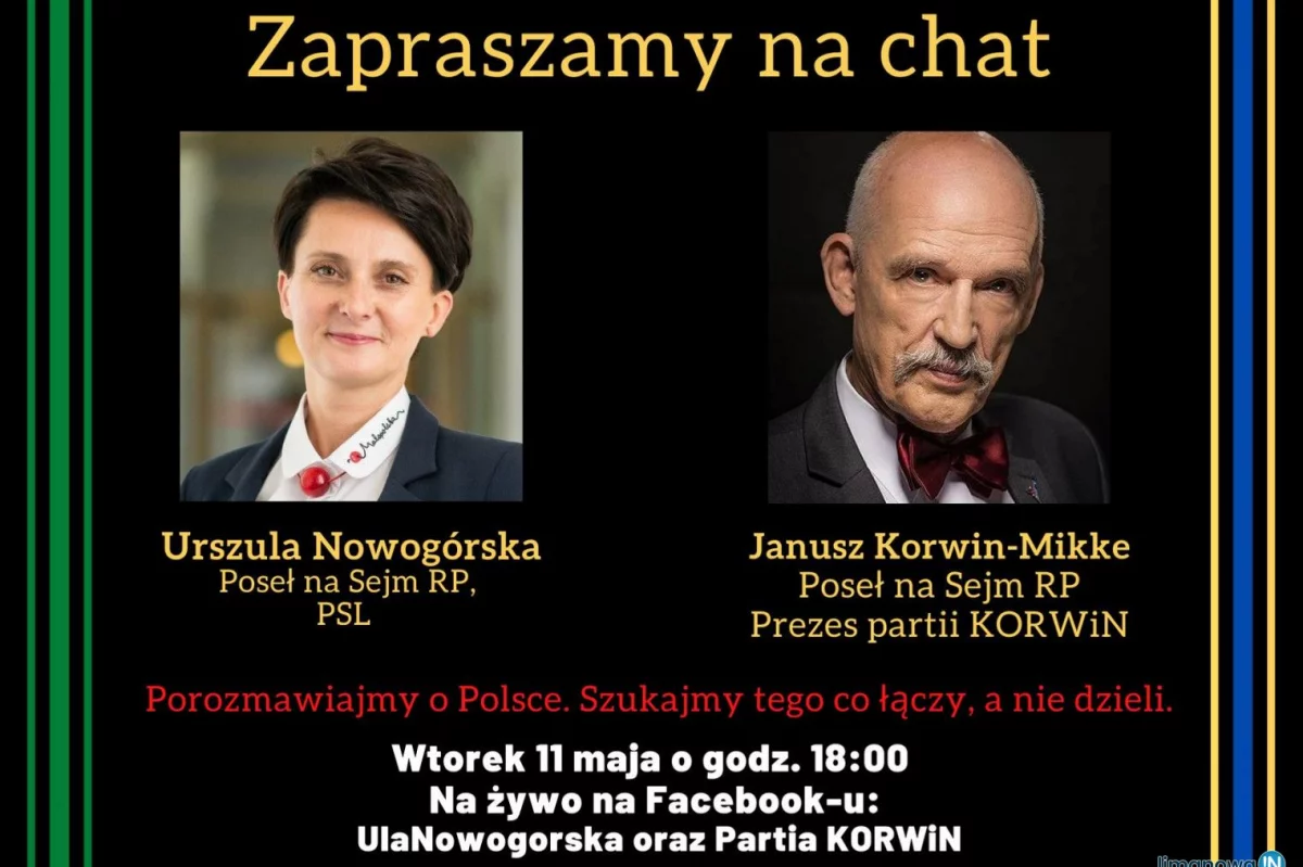 Janusz Korwin-Mikke będzie dziś gościem posłanki z Limanowszczyzny  