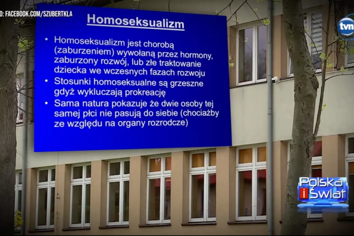 Materiał w TVN: "Homofobiczna lekcja religii"