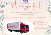 Bezpłatna mammografia w Męcinie i Limanowej - zdjęcie główne