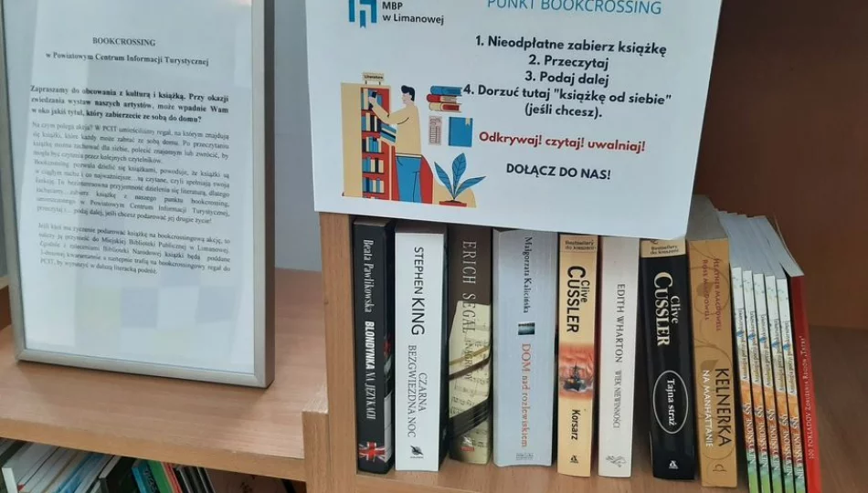 Punkt Bookcrossing w Powiatowym Centrum Informacji Turystycznej w Limanowej - zdjęcie 1