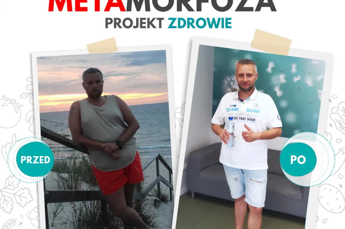 Spektakularna metamorfoza w Projekt Zdrowie! Pan Rafał schudł 24 kilogramy!