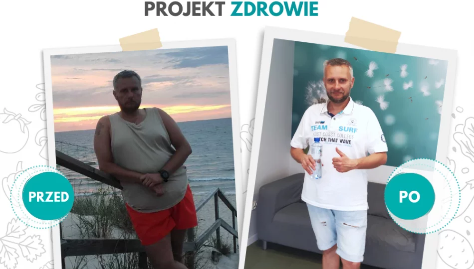 Spektakularna metamorfoza w Projekt Zdrowie! Pan Rafał schudł 24 kilogramy! - zdjęcie 1