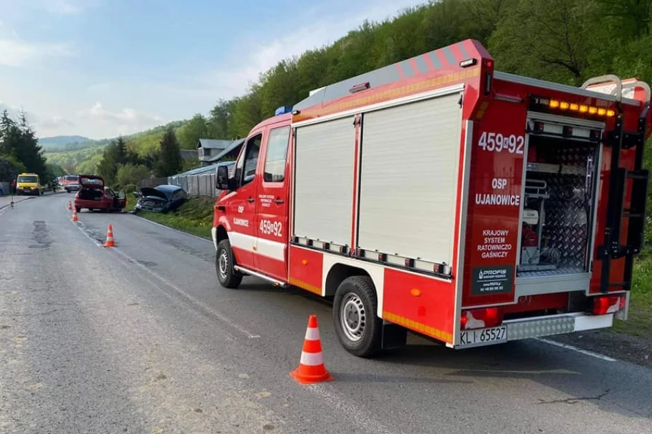 Cztery osoby poszkodowane w wyniku zderzenia dwóch pojazdów - zdjęcie 5