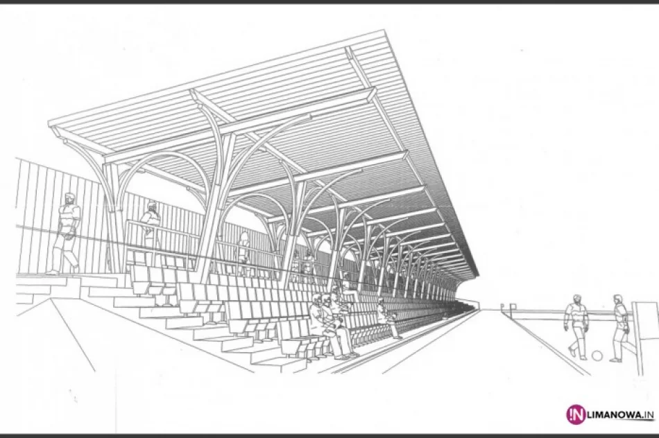 Pierwszy etap prac na limanowskim stadionie - zdjęcie 2