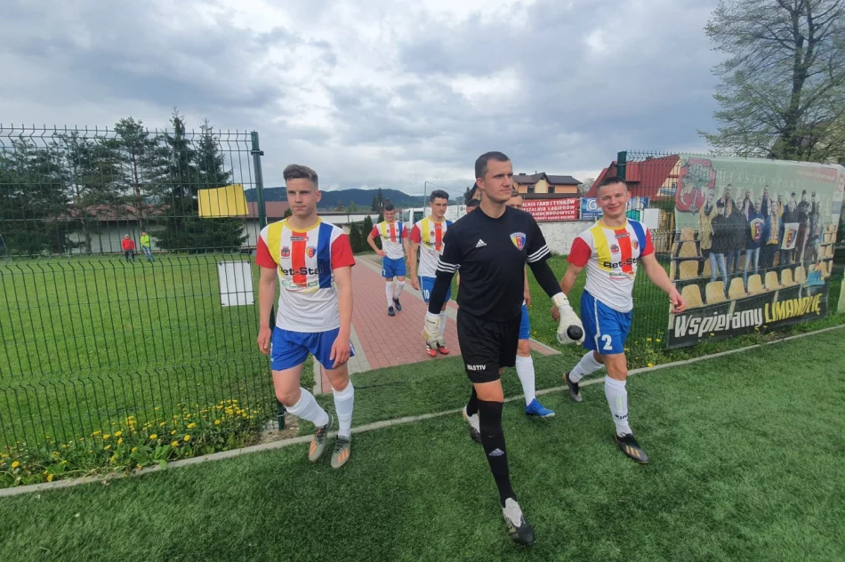 Limanovia z kolejną porażką na własnym stadionie. Trudny moment limanowskiego zespołu. - zdjęcie 5