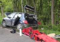 Trzy osoby ucierpiały w wyniku zdarzenia. Na pomoc LPR - zdjęcie główne