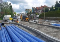 Trwa przebudowa skrzyżowania na rondo - zdjęcie główne