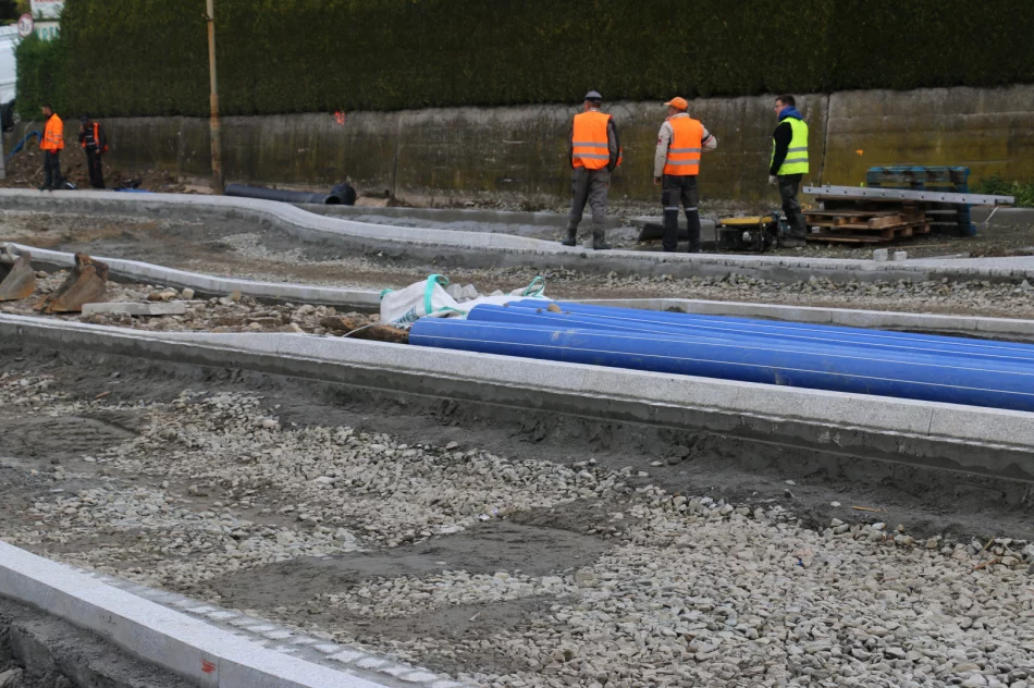 Trwa przebudowa skrzyżowania w ciągu DK 28 - zdjęcie 8