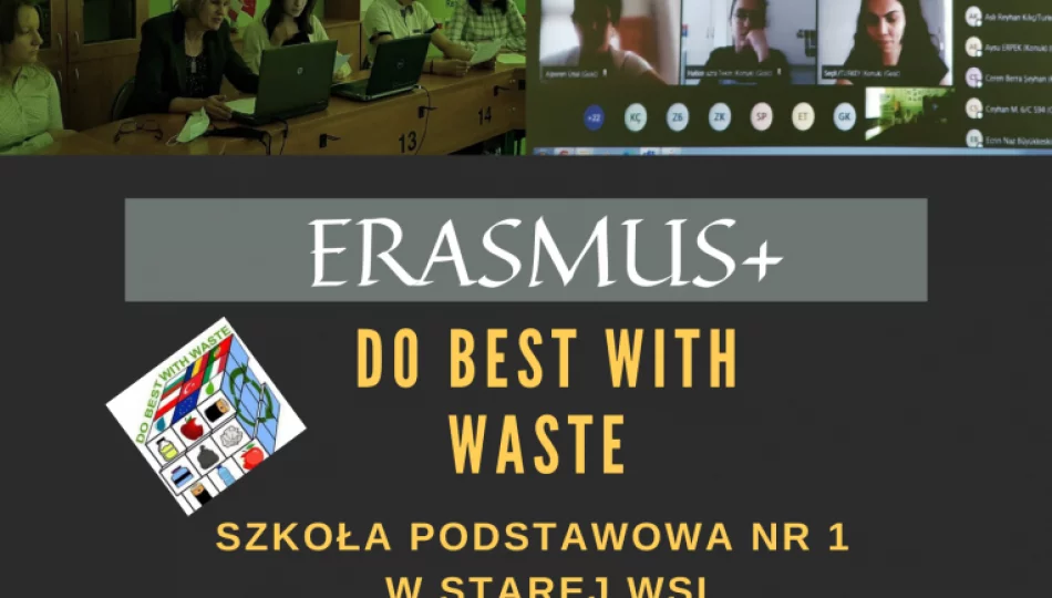 Do Best With Waste - realizacja programu ERASMUS+ w SP nr 1 w Starej Wsi - zdjęcie 1