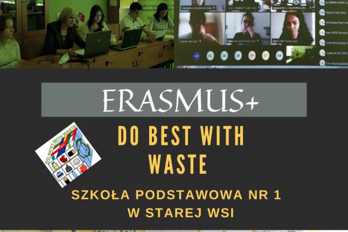 Do Best With Waste - realizacja programu ERASMUS+ w SP nr 1 w Starej Wsi
