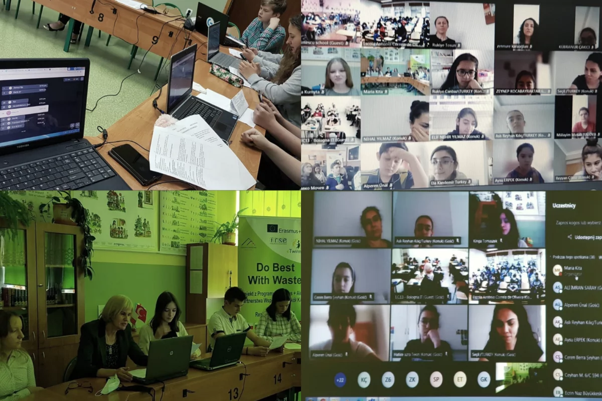 Wirtualne spotkania uczniów i nauczycieli zamiast tradycyjnych wymian międzynarodowych
